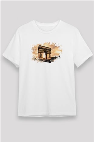 Zafer Takı Beyaz Unisex Tişört T-Shirt - TişörtFabrikası