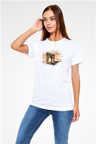 Zafer Takı Beyaz Unisex Tişört T-Shirt - TişörtFabrikası