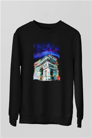 Zafer Takı Siyah Unisex Sweatshirt