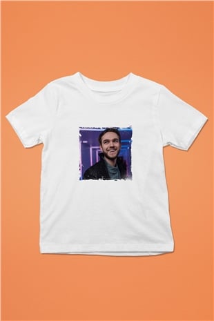 Zedd Baskılı Beyaz Çocuk Tişört