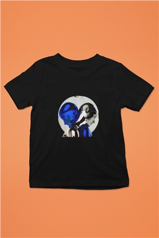 Zedd Baskılı Unisex Siyah Çocuk Tişört