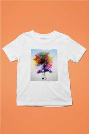 Zedd Beyaz Unisex Çocuk Tişört