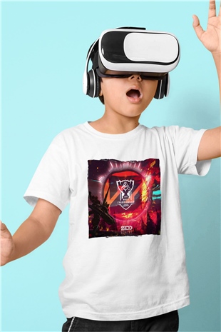 Zedd Beyaz Unisex Çocuk Tişört