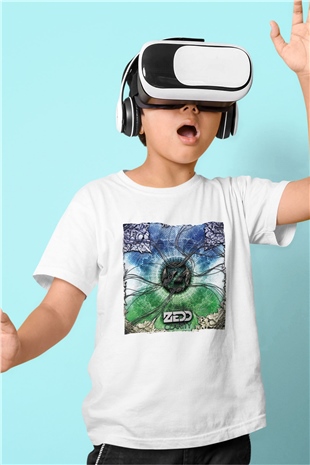 Zedd Beyaz Unisex Çocuk Tişört