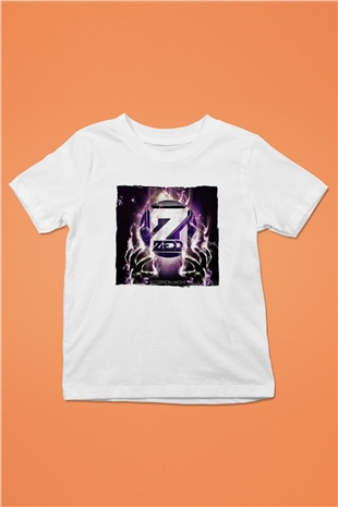 Zedd Beyaz Unisex Çocuk Tişört
