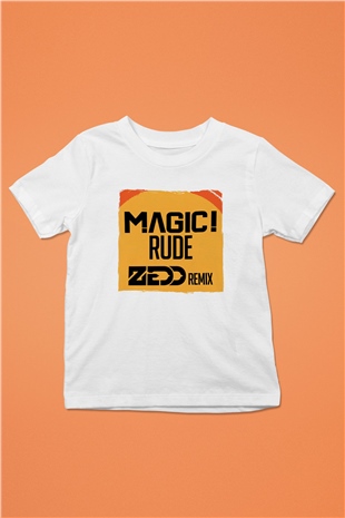 Zedd Beyaz Unisex Çocuk Tişört