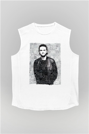 Zedd Beyaz Unisex Kolsuz Tişört