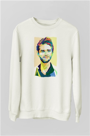 Zedd Beyaz Unisex Sweatshirt