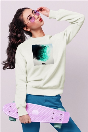 Zedd Beyaz Unisex Sweatshirt