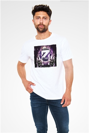 Zedd Beyaz Unisex Tişört T-Shirt - TişörtFabrikası