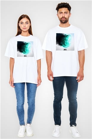 Zedd Beyaz Oversize Tişört Oversize T-shirt - TişörtFabrikası