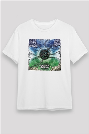 Zedd Beyaz Unisex Tişört T-Shirt - TişörtFabrikası