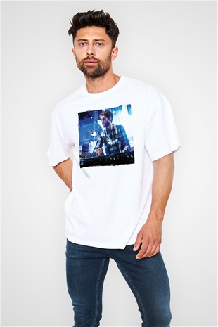 Zedd Beyaz Oversize Tişört Oversize T-shirt - TişörtFabrikası