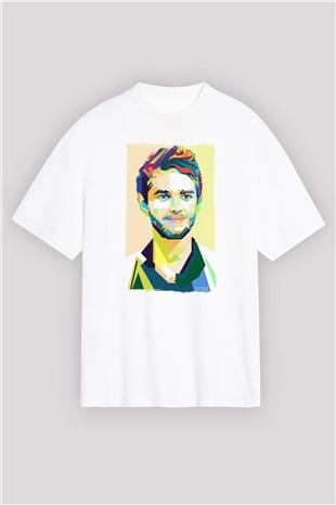Zedd Beyaz Oversize Tişört Oversize T-shirt - TişörtFabrikası