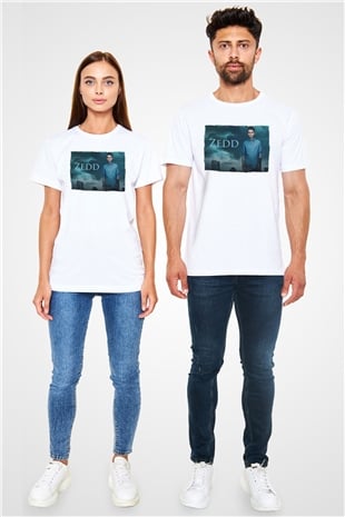 Zedd Beyaz Unisex Tişört T-Shirt - TişörtFabrikası