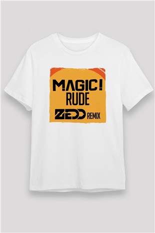 Zedd Beyaz Unisex Tişört T-Shirt - TişörtFabrikası
