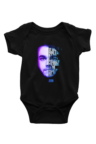 Zedd Siyah Bebek Body - Zıbın