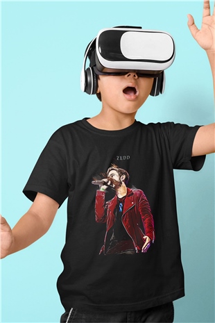 Zedd Siyah Unisex Çocuk Tişört