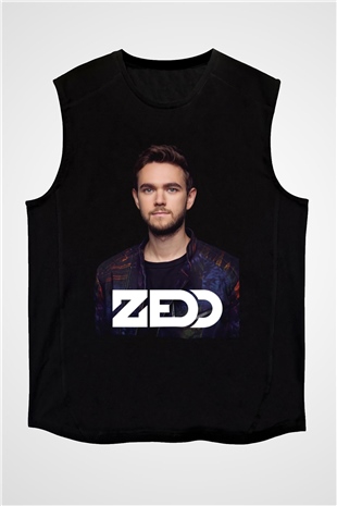 Zedd Siyah Unisex Kolsuz Tişört