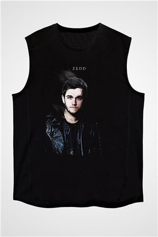 Zedd Siyah Unisex Kolsuz Tişört
