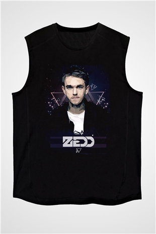 Zedd Siyah Unisex Kolsuz Tişört