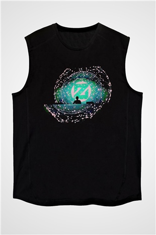 Zedd Siyah Unisex Kolsuz Tişört