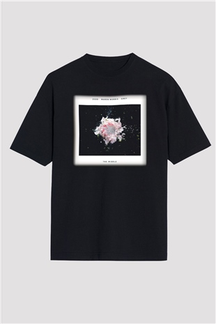 Zedd Siyah Unisex Oversize Tişört T-Shirt
