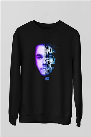 Zedd Siyah Unisex Sweatshirt