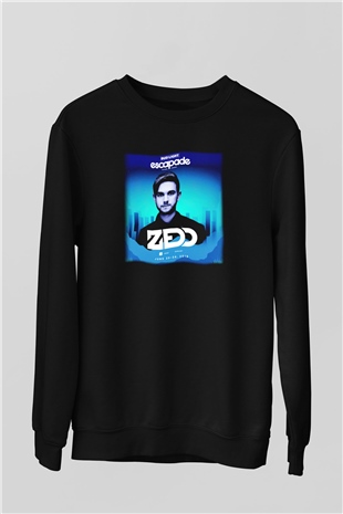 Zedd Siyah Unisex Sweatshirt