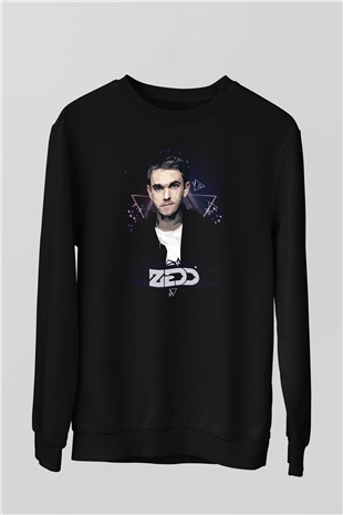 Zedd Siyah Unisex Sweatshirt