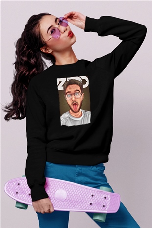 Zedd Siyah Unisex Sweatshirt