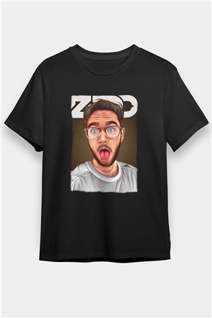 Zedd Siyah Unisex Tişört T-Shirt - TişörtFabrikası