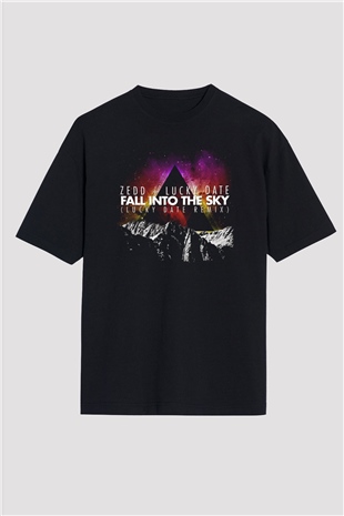 Zedd Siyah Oversize Tişört Oversize T-shirt - TişörtFabrikası
