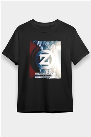 Zedd Siyah Unisex Tişört T-Shirt - TişörtFabrikası