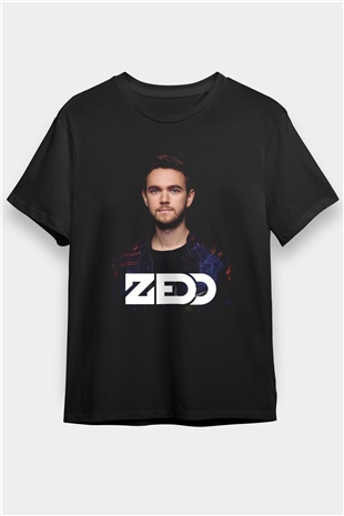 Zedd Siyah Unisex Tişört T-Shirt - TişörtFabrikası