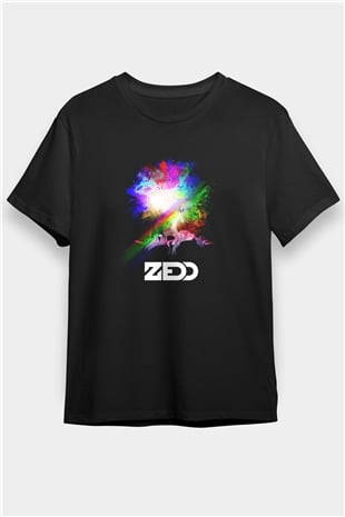 Zedd Siyah Unisex Tişört T-Shirt - TişörtFabrikası