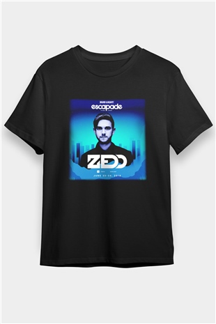 Zedd Siyah Unisex Tişört T-Shirt - TişörtFabrikası