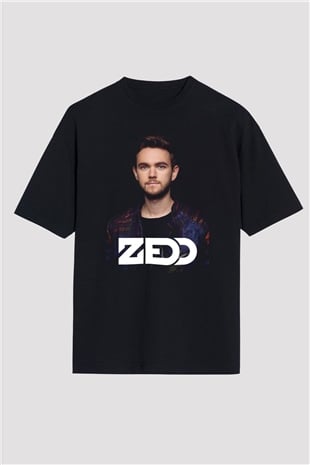 Zedd Siyah Oversize Tişört Oversize T-shirt - TişörtFabrikası