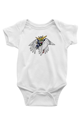 Zero Wing Beyaz Bebek Body - Zıbın