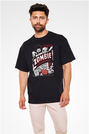 Zombi Siyah Oversize Tişört Oversize T-shirt