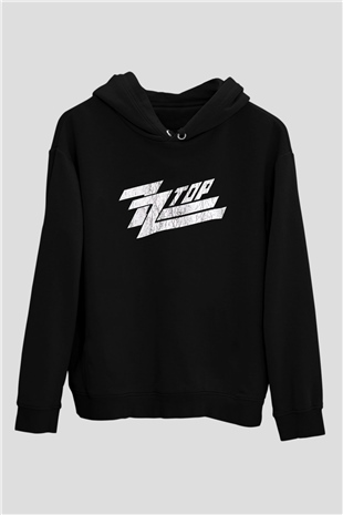 ZZ Top Siyah Unisex Hoodie