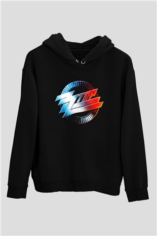 ZZ Top Siyah Unisex Hoodie
