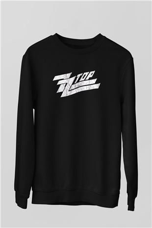 ZZ Top Siyah Unisex Sweatshirt