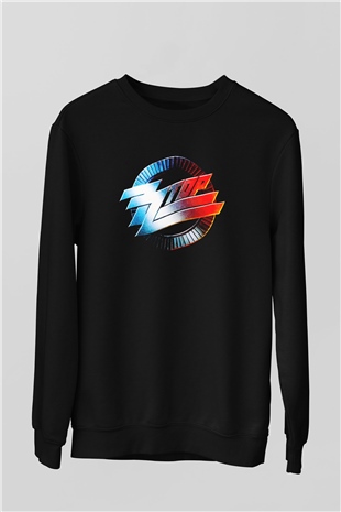 ZZ Top Siyah Unisex Sweatshirt