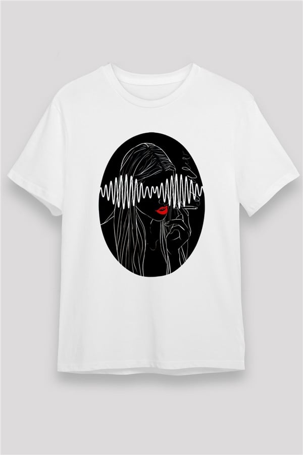 Arctic Monkeys White Unisex  T-Shirt - Tees - Shirts