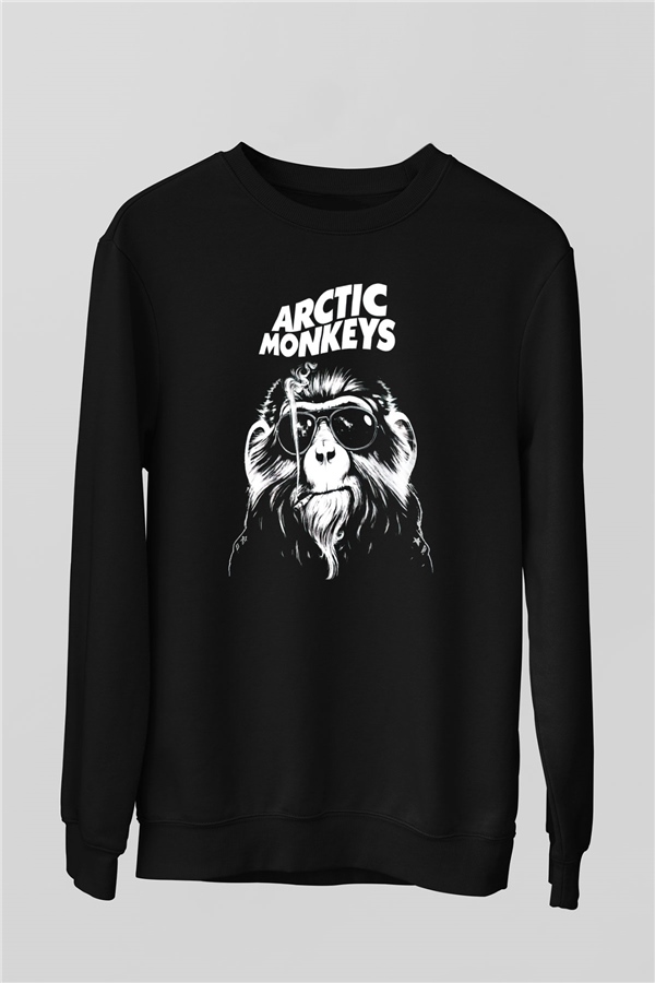 Arctic Monkeys Siyah Unisex Sweatshirt
