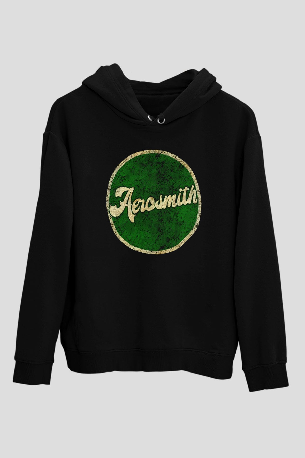  Aerosmith Siyah Unisex Kapüşonlu Sweatshirt