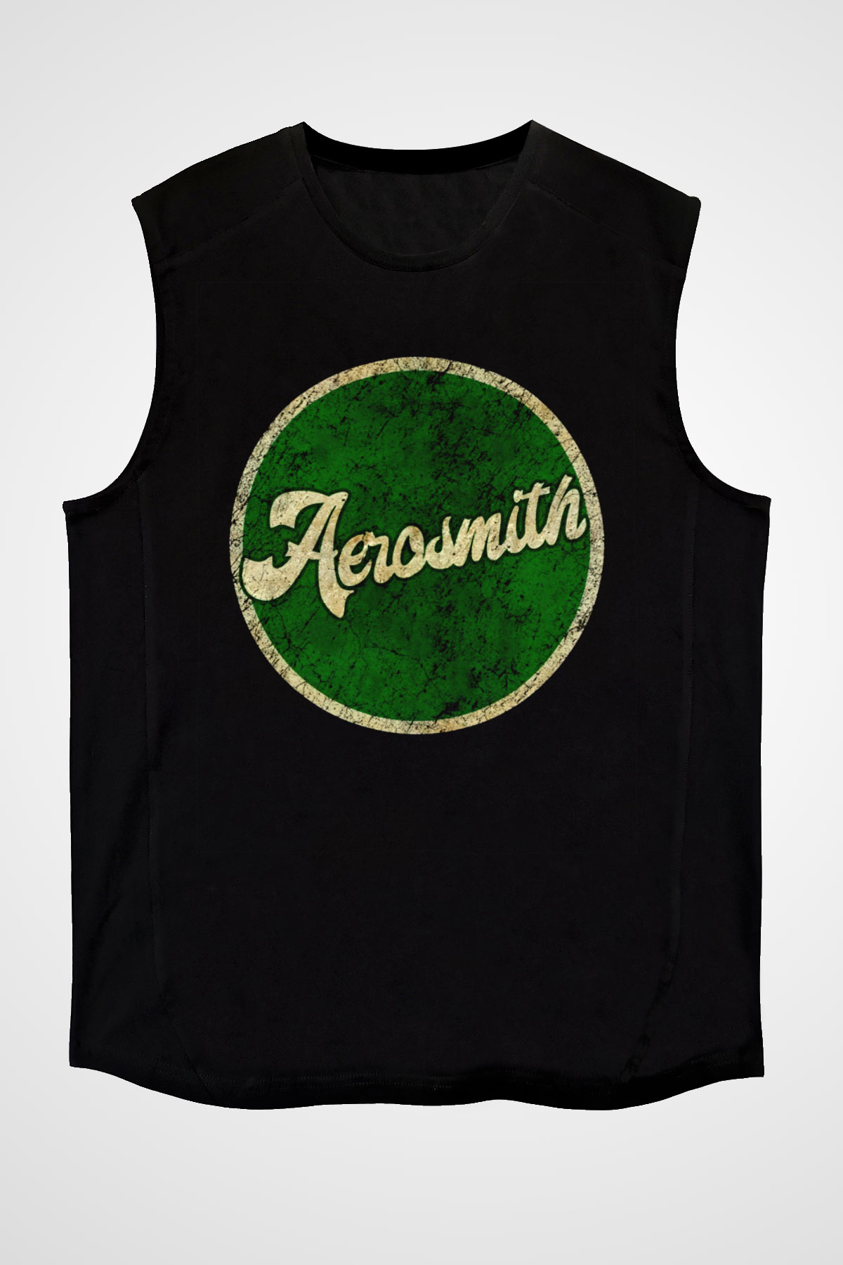  Aerosmith Siyah Unisex Kolsuz Tişört