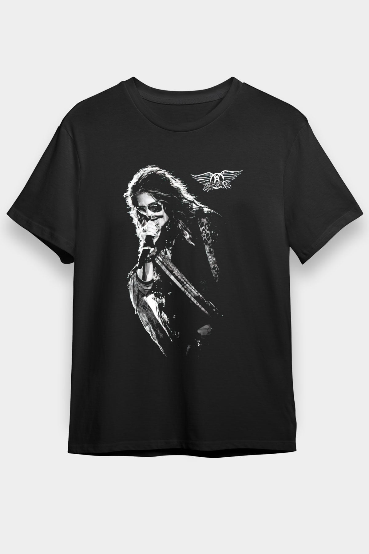  Aerosmith Siyah Unisex Tişört T-Shirt - TişörtFabrikası