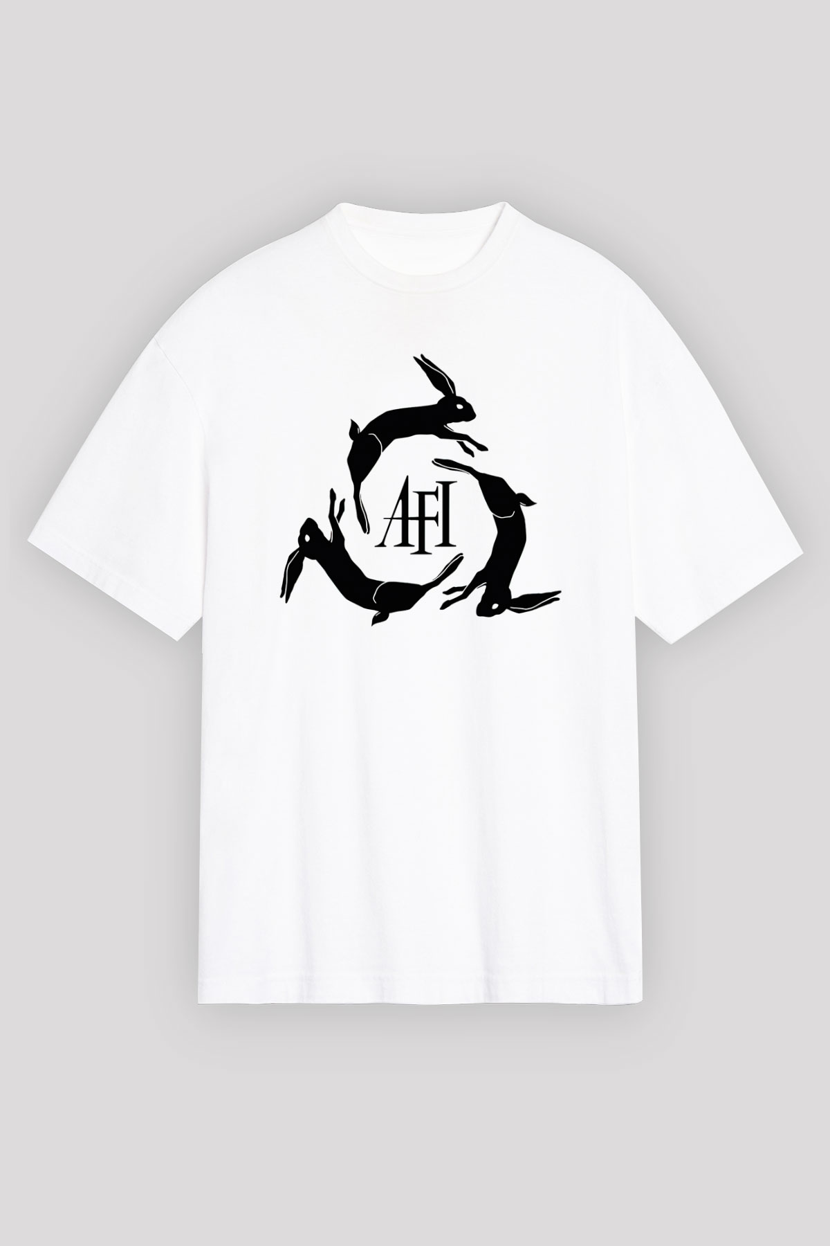  Afi Beyaz Unisex Tişört T-Shirt - TişörtFabrikası